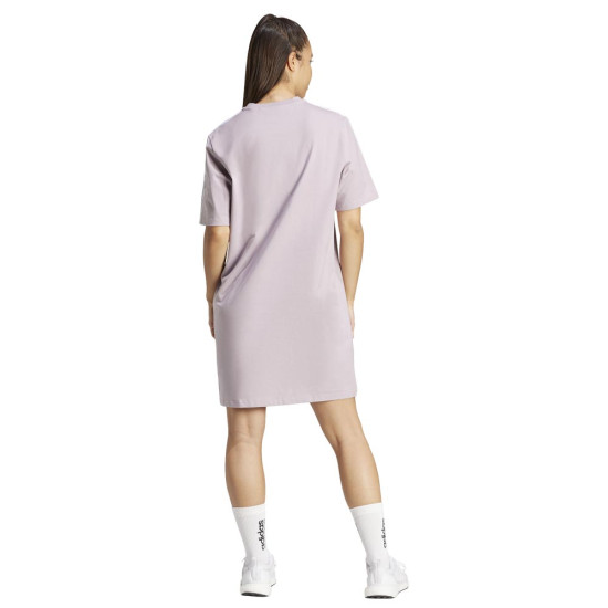 Adidas Γυναικείο φόρεμα Essentials 3-Stripes Single Jersey Boyfriend Tee Dress